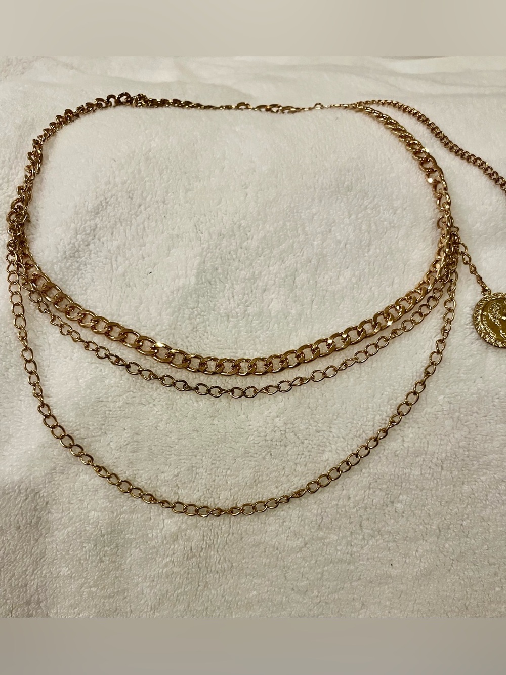Gold Layered Waist Chain